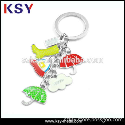 3D hot sell custom cheap fancy figure metal keychain